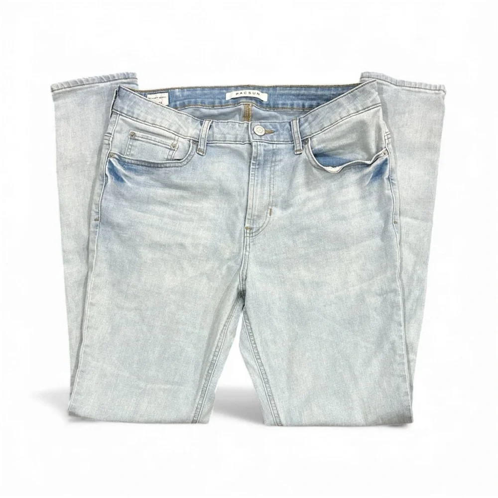 PacSun Light Blue Men's Skinny Jeans - Picture 1 of 6